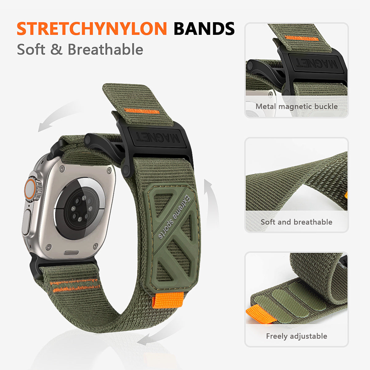 TrailFlex | Nylon Apple Watch Band