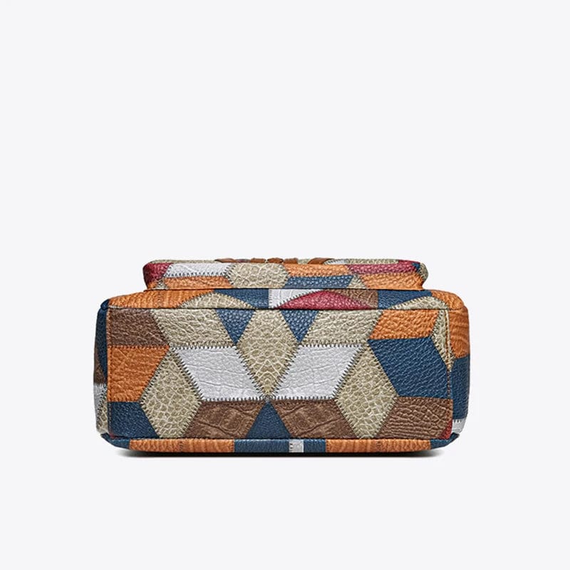 Solara | Mosaic Leather Handbag