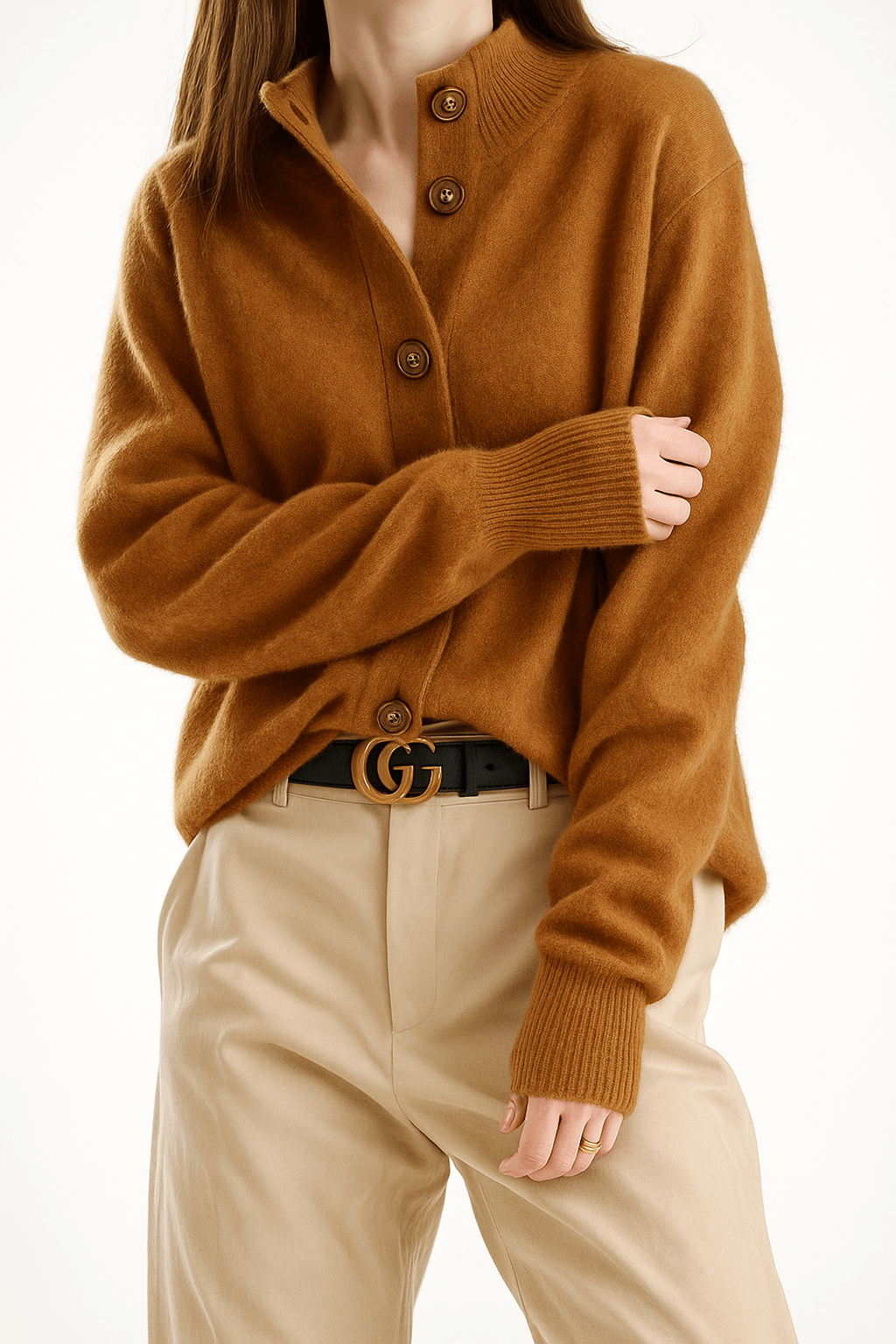 Aurora | Cashmere Button Cardigan