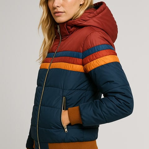 Setra | The Retro Rainbow Puffer Jacket