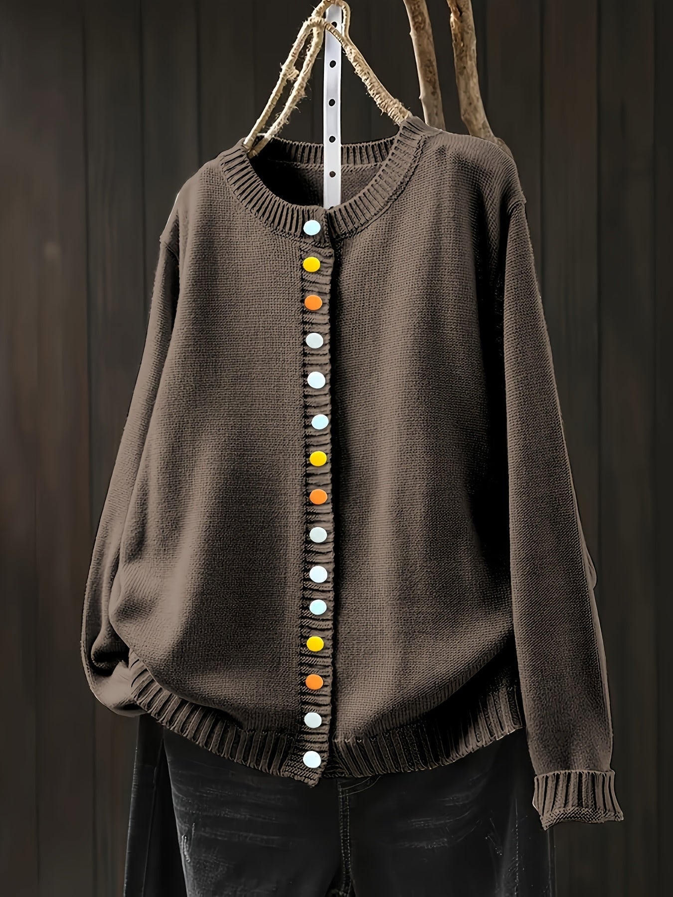 Violet | Chic Button Cardigan