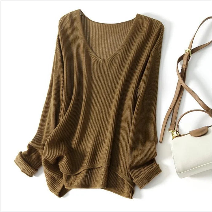 Monique | Hollow Knit Top
