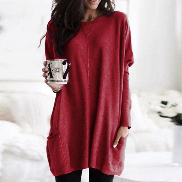 Nerissa | Relaxed Pocket Tunic with Elegant Tummy Coverage