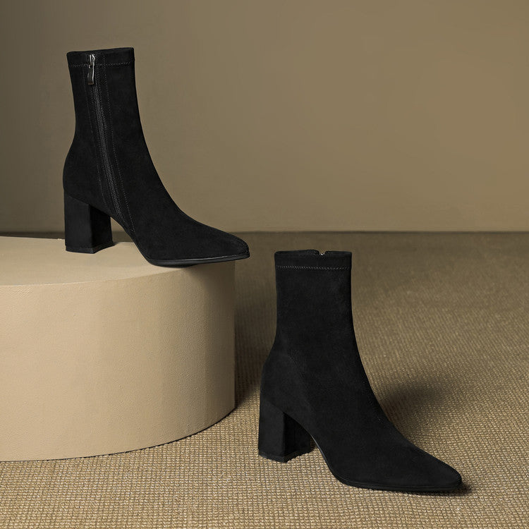 Alora | Genuine Suede Boots