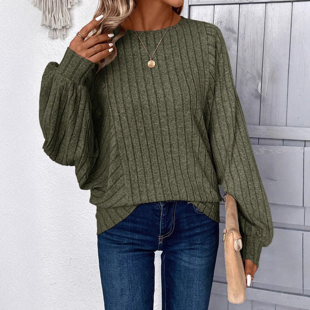 Tiana | Casual Loose Fit Long Sleeve Blouse