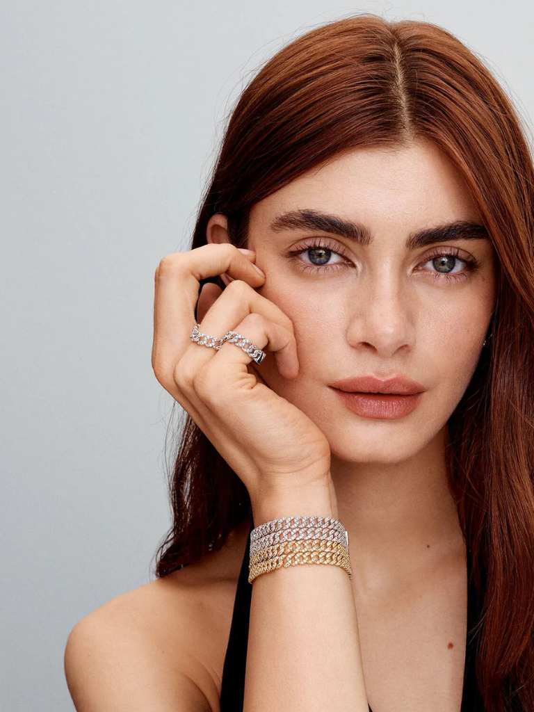 Ashley |  Pavé Link Bracelet