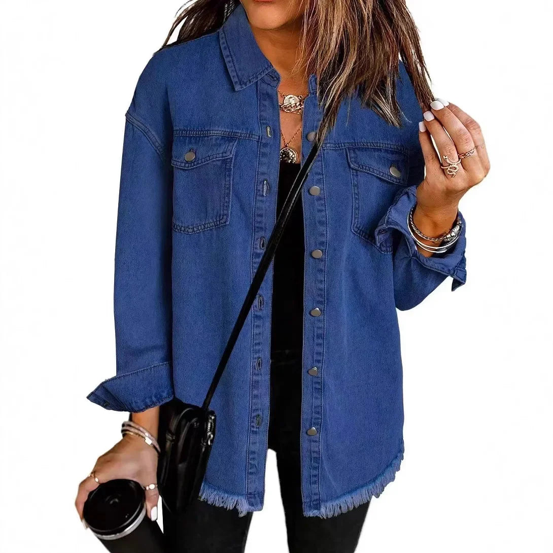 Khea | Denim Shirt Jacket