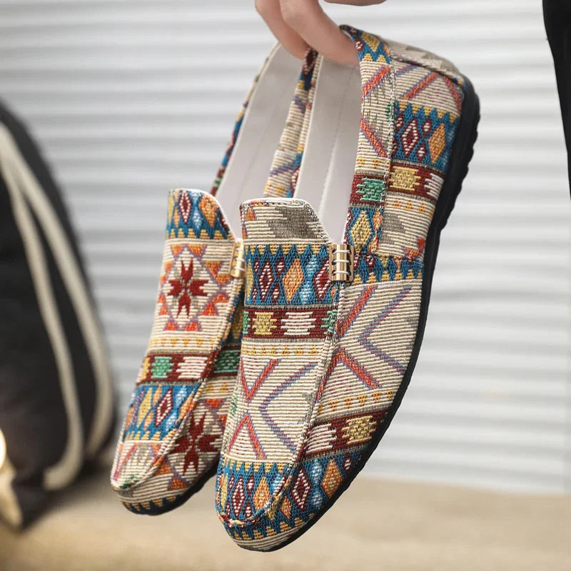 Presco | Boheme Andean Canvas Loafer