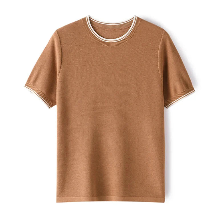 Calder | Cotton Silk Short Sleeve Shirt