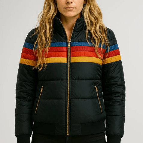 Setra | The Retro Rainbow Puffer Jacket