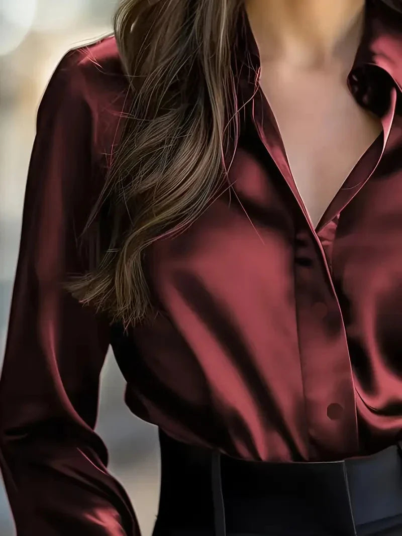 Taylor | Satin Shirt