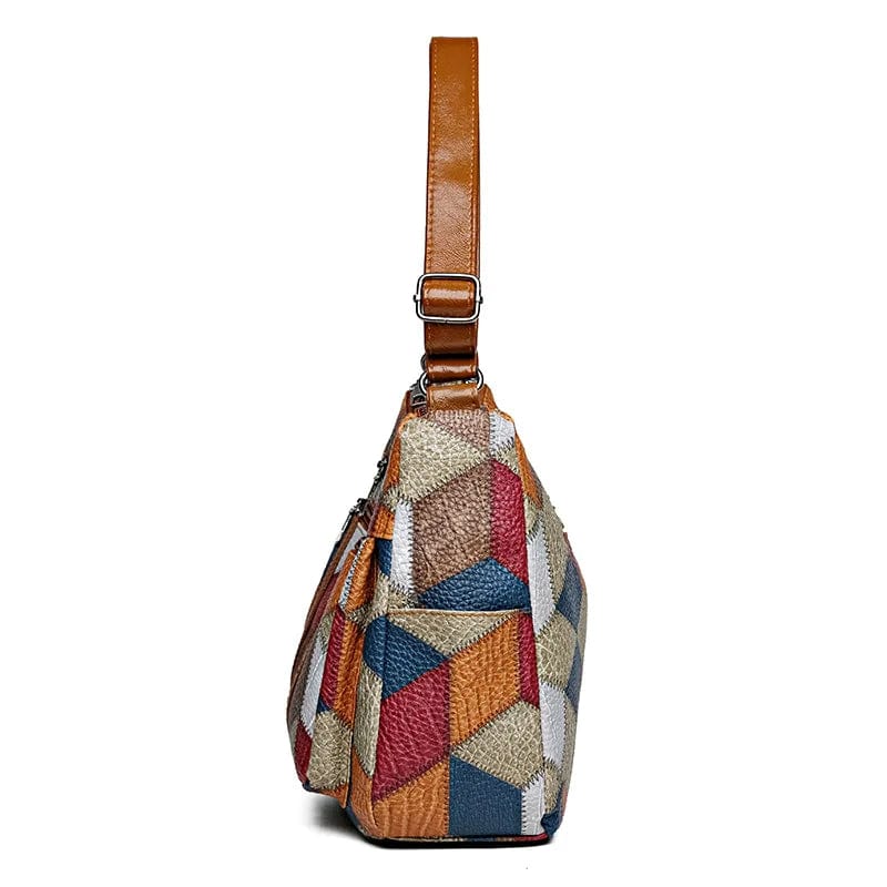 Solara | Mosaic Leather Handbag