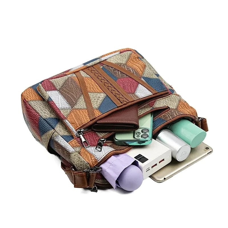 Solara | Mosaic Leather Handbag