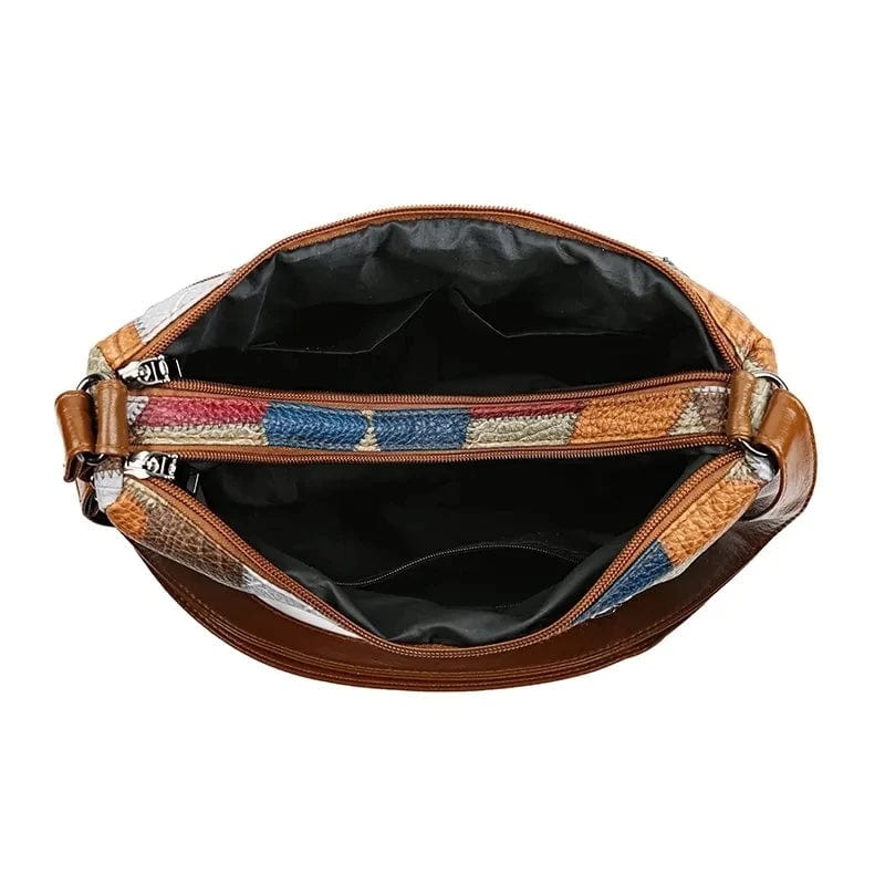Solara | Mosaic Leather Handbag