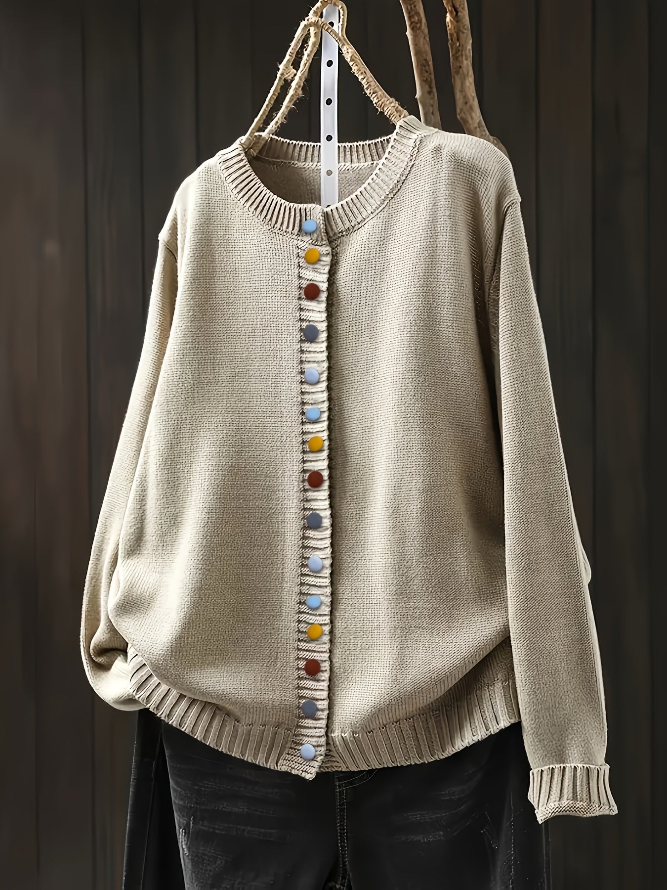 Violet | Chic Button Cardigan