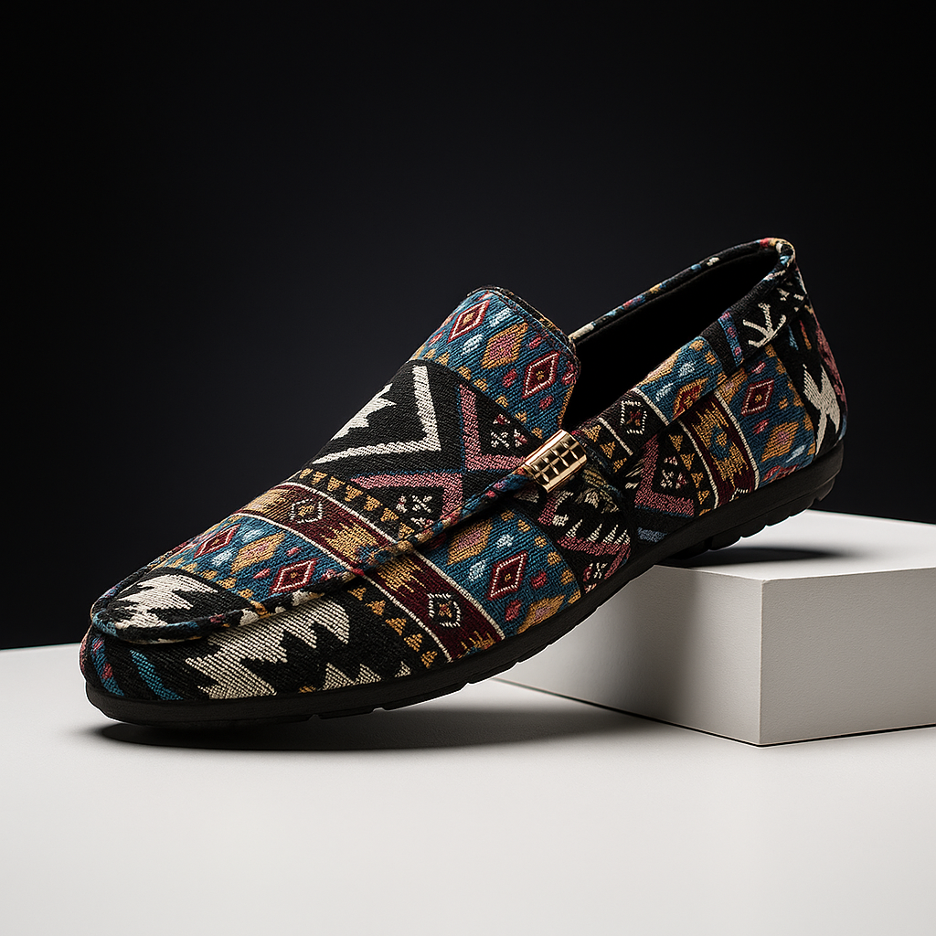 Presco | Boheme Andean Canvas Loafer