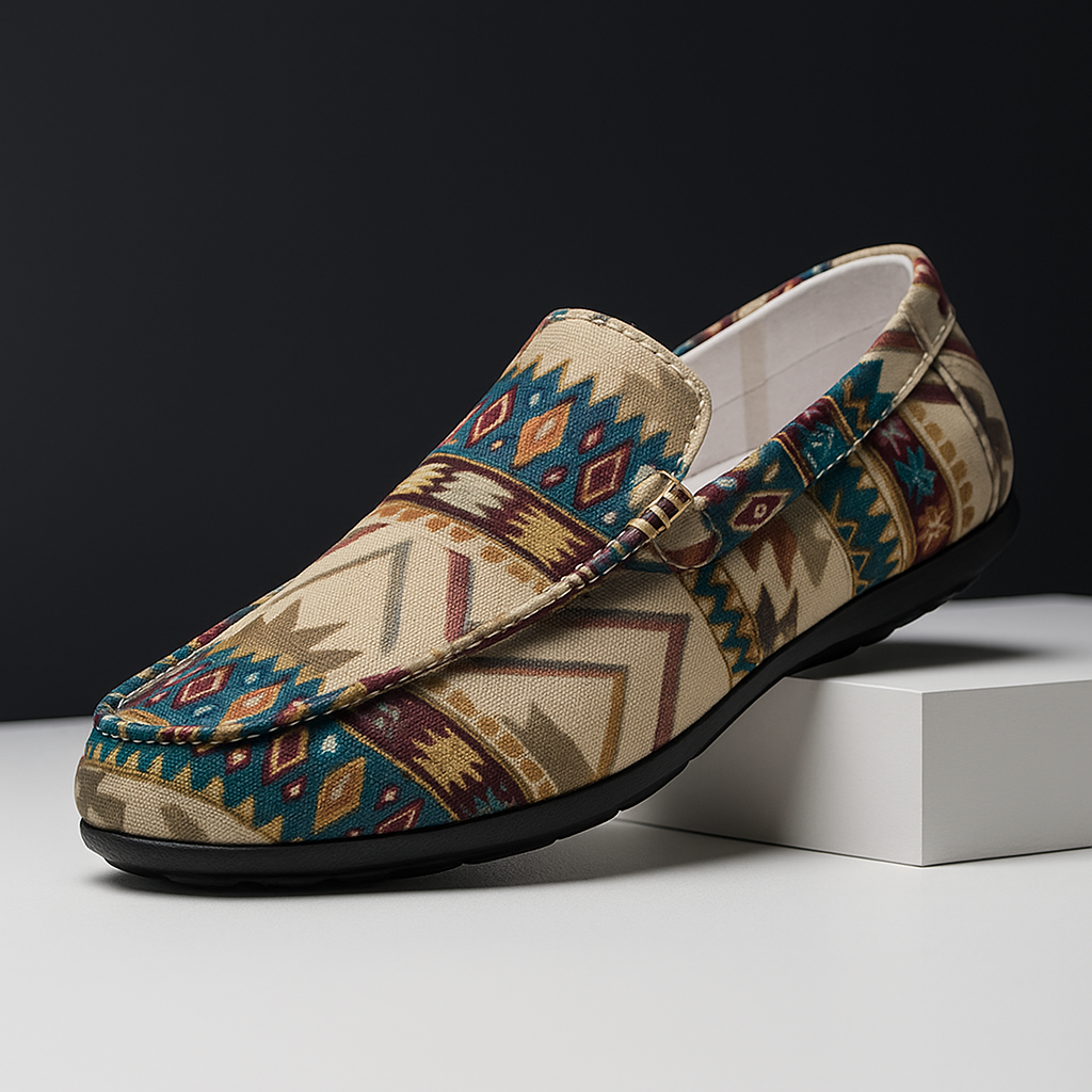 Presco | Boheme Andean Canvas Loafer