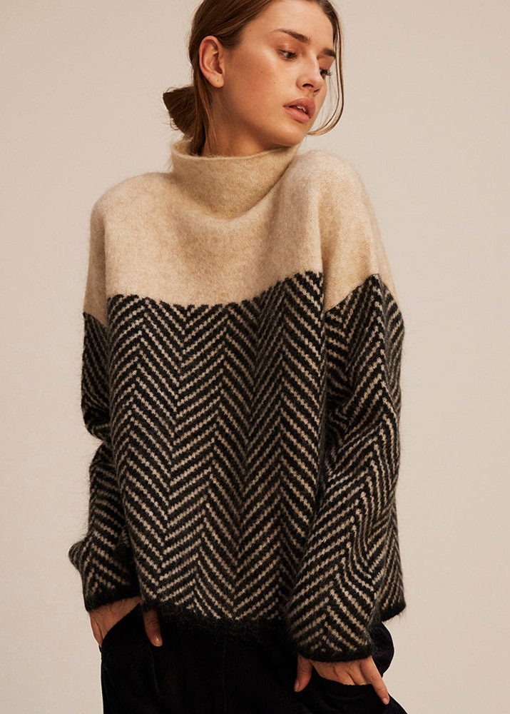 Elodie | Cotton Turtleneck Sweater