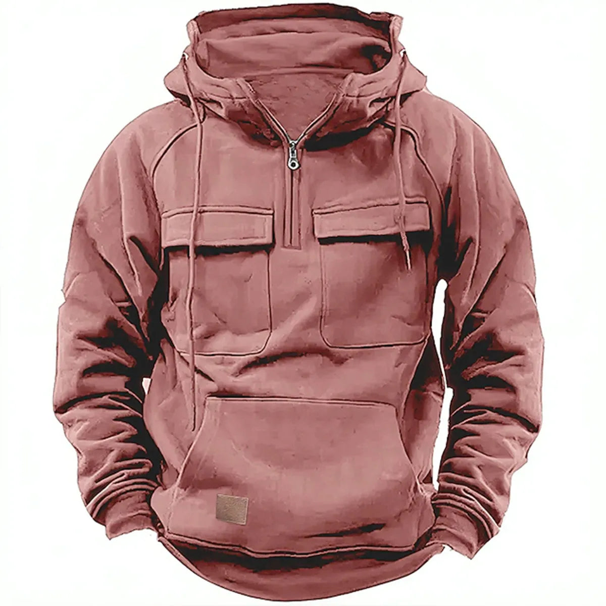 Adam | Hoodie with Zipper and Chest Pockets