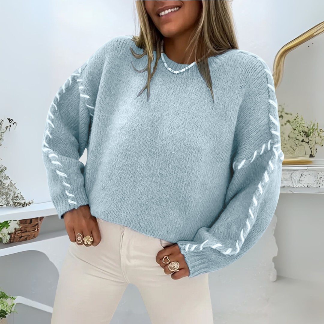 Felicity | Comfy Long Sleeve Round Neck Sweater