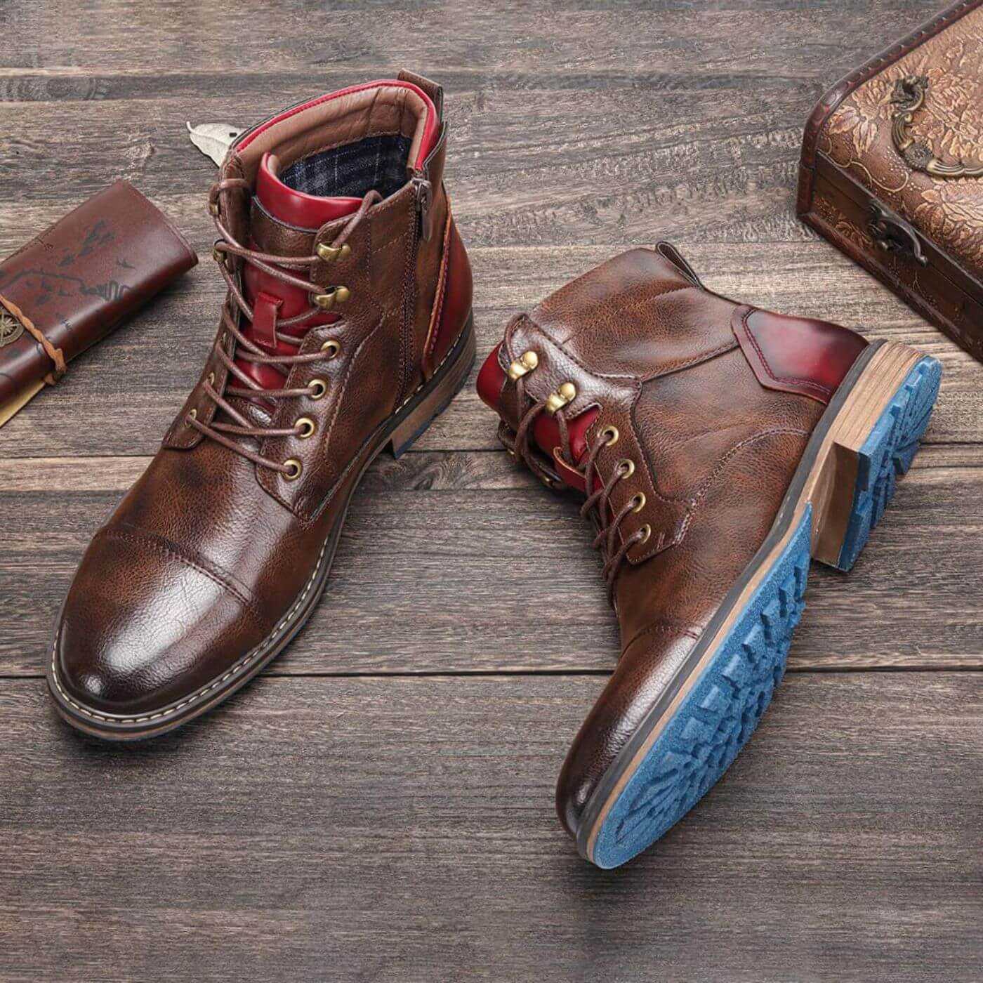 Connor | Premium Leather Oxford Boots