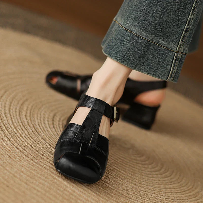 Coralia | Chunky Heel Shoes