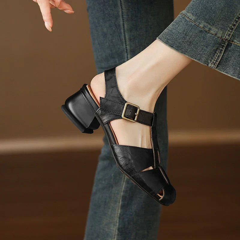 Coralia | Chunky Heel Shoes