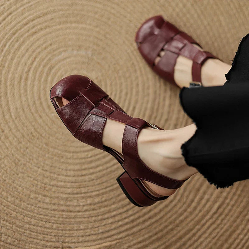 Coralia | Chunky Heel Shoes