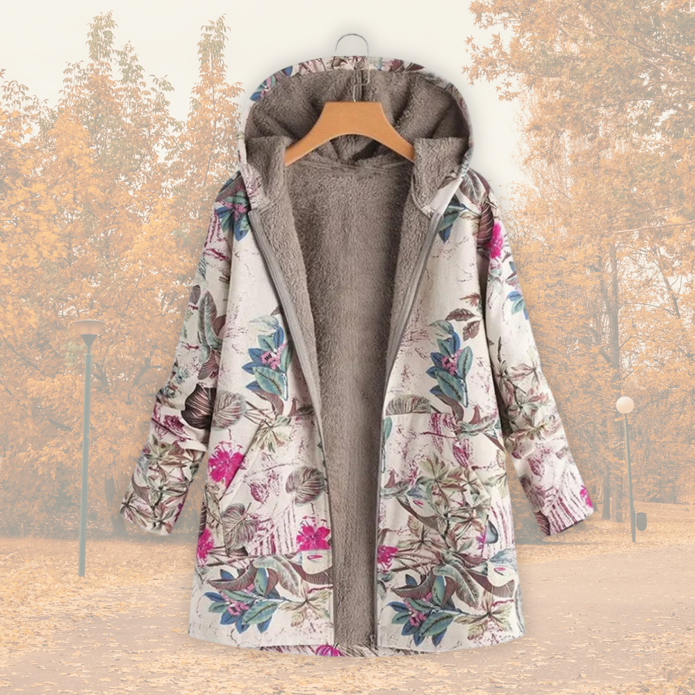 Camellia | Lightweight Winter Jacket with Faux Fur Lining