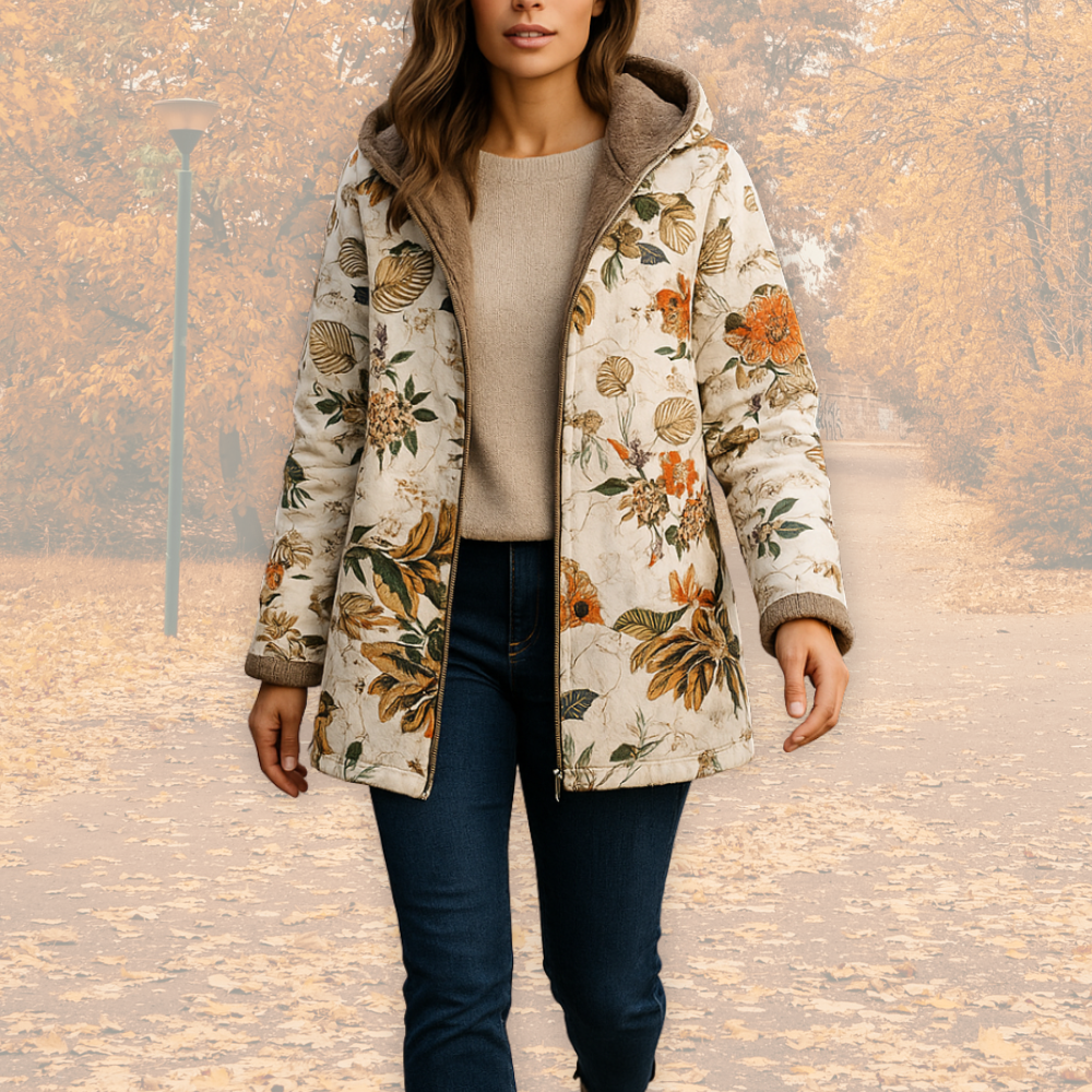 Camellia | Lightweight Winter Jacket with Faux Fur Lining