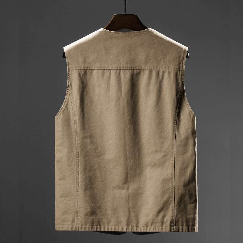 Ridley | Multi-Pocket Cotton Vest