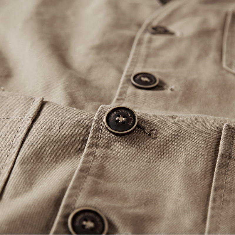 Ridley | Multi-Pocket Cotton Vest