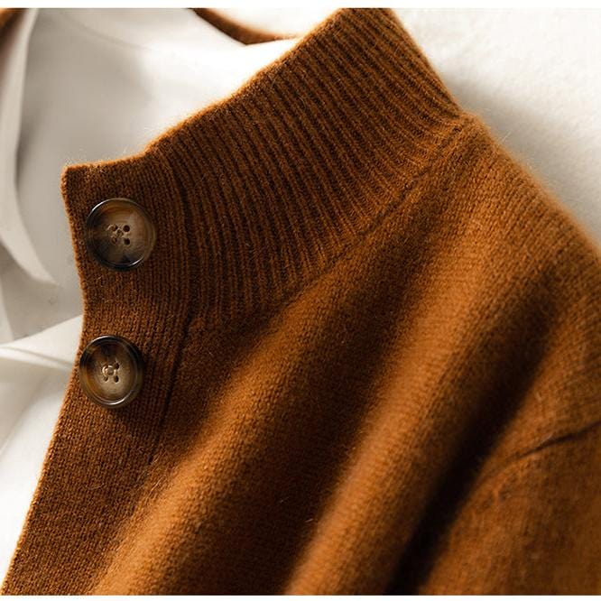 Aurora | Cashmere Button Cardigan