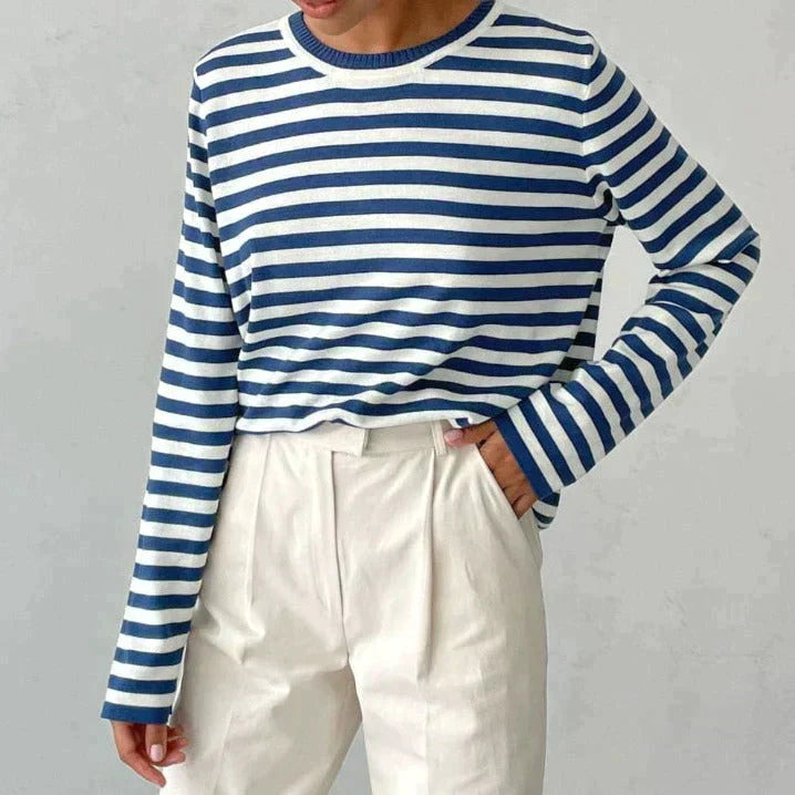Marina | Striped Cotton Shirt