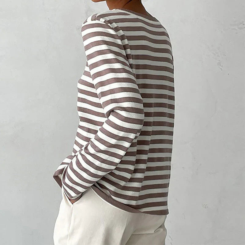Marina | Striped Cotton Shirt