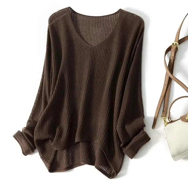 Monique | Hollow Knit Top