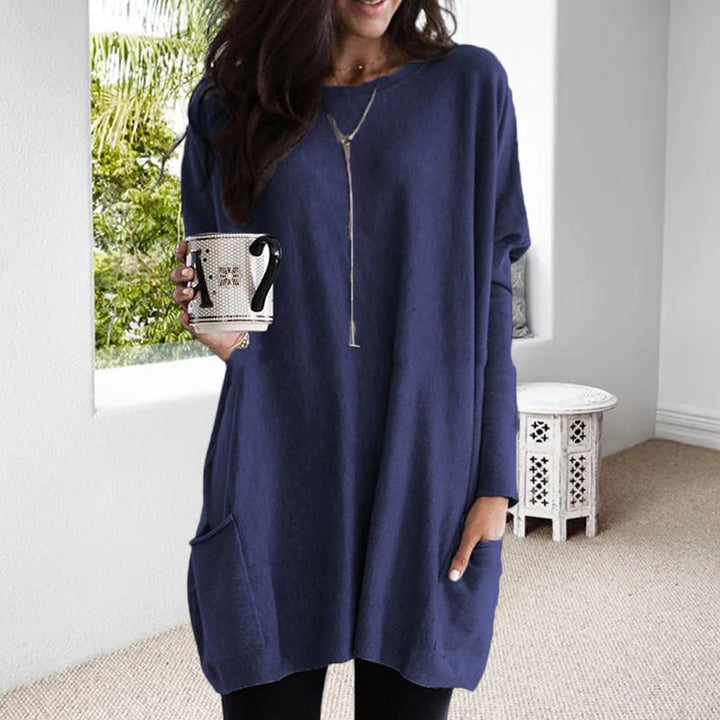 Nerissa | Relaxed Pocket Tunic with Elegant Tummy Coverage