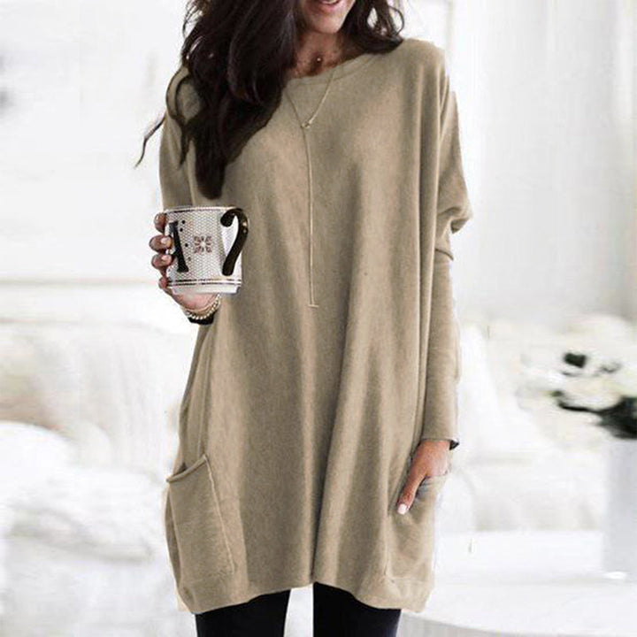 Nerissa | Relaxed Pocket Tunic with Elegant Tummy Coverage