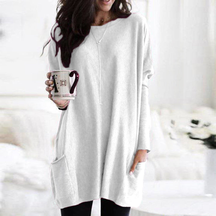 Nerissa | Relaxed Pocket Tunic with Elegant Tummy Coverage
