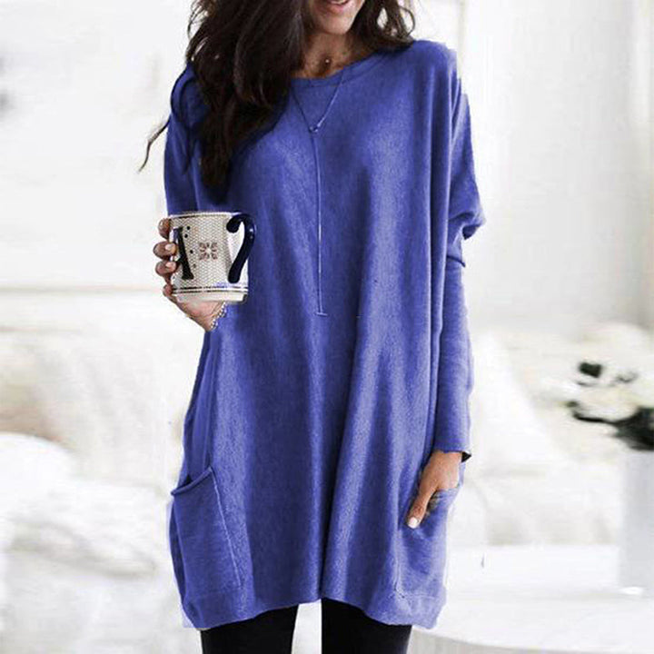 Nerissa | Relaxed Pocket Tunic with Elegant Tummy Coverage