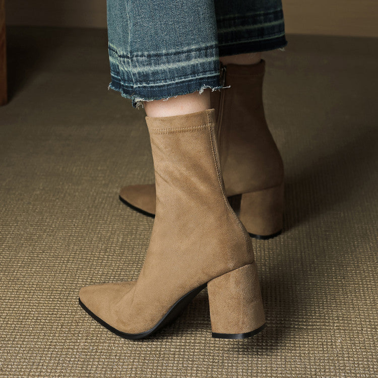 Alora | Genuine Suede Boots