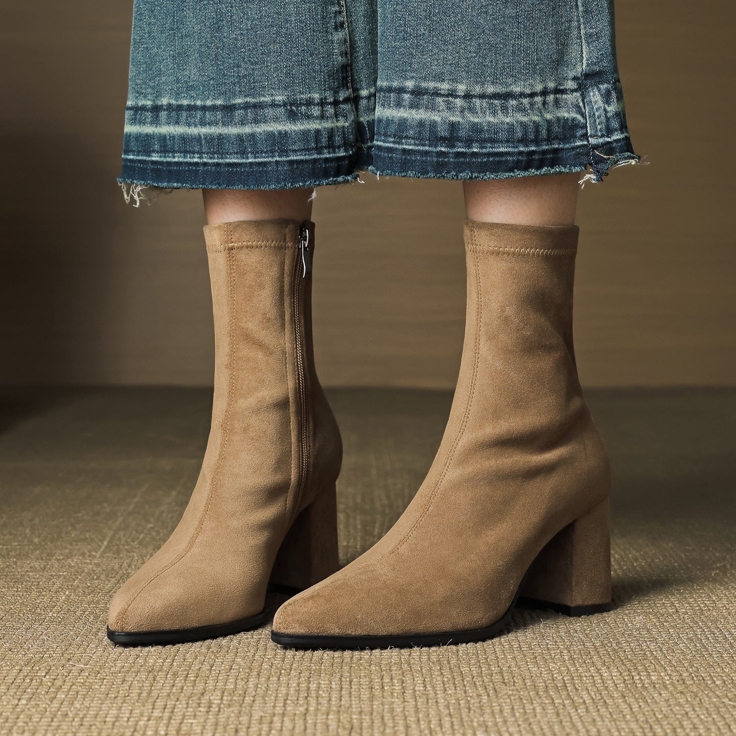 Alora | Genuine Suede Boots