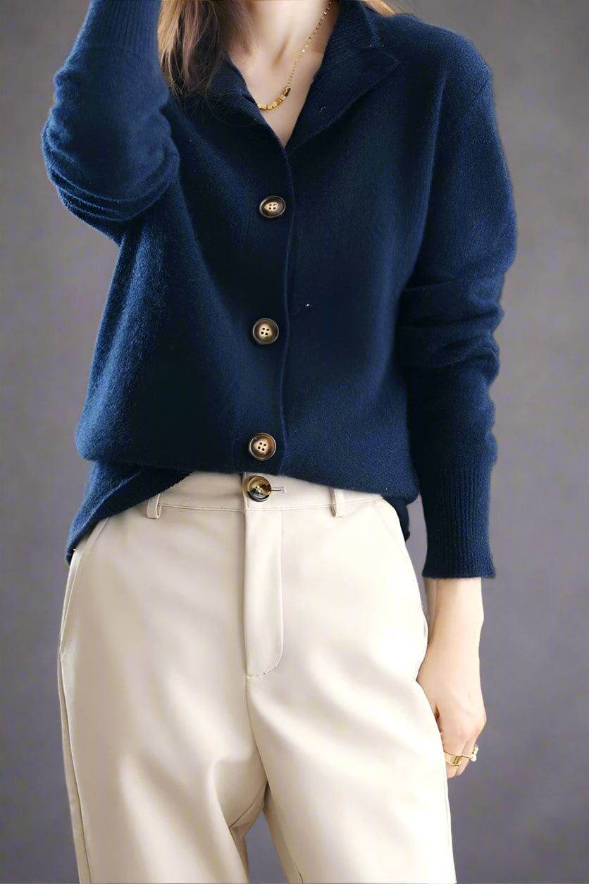 Aurora | Cashmere Button Cardigan