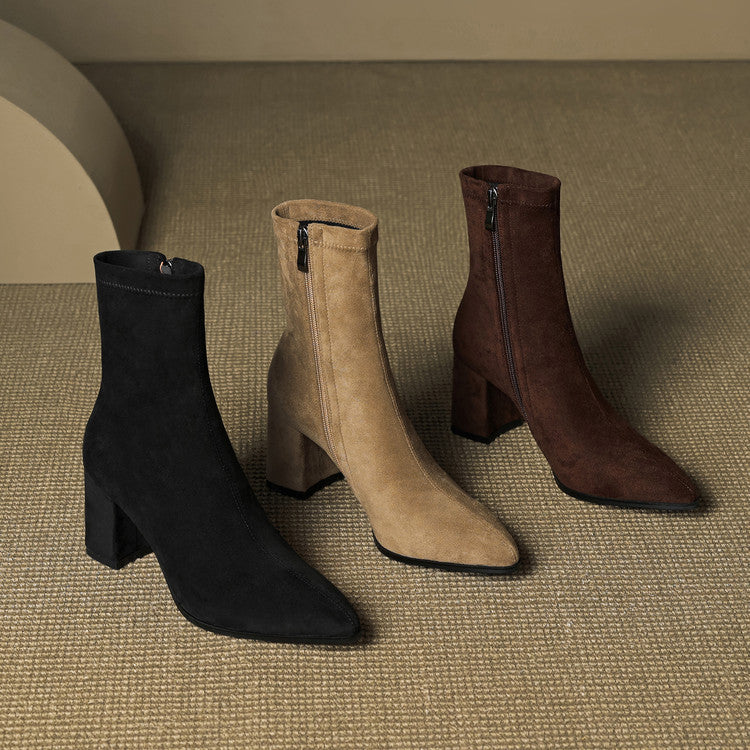 Alora | Genuine Suede Boots