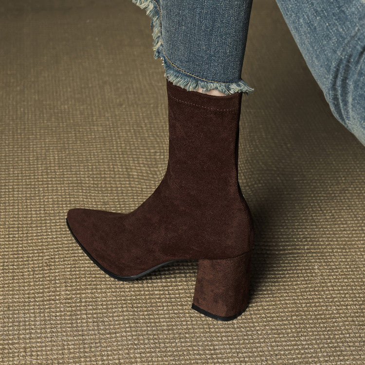 Alora | Genuine Suede Boots