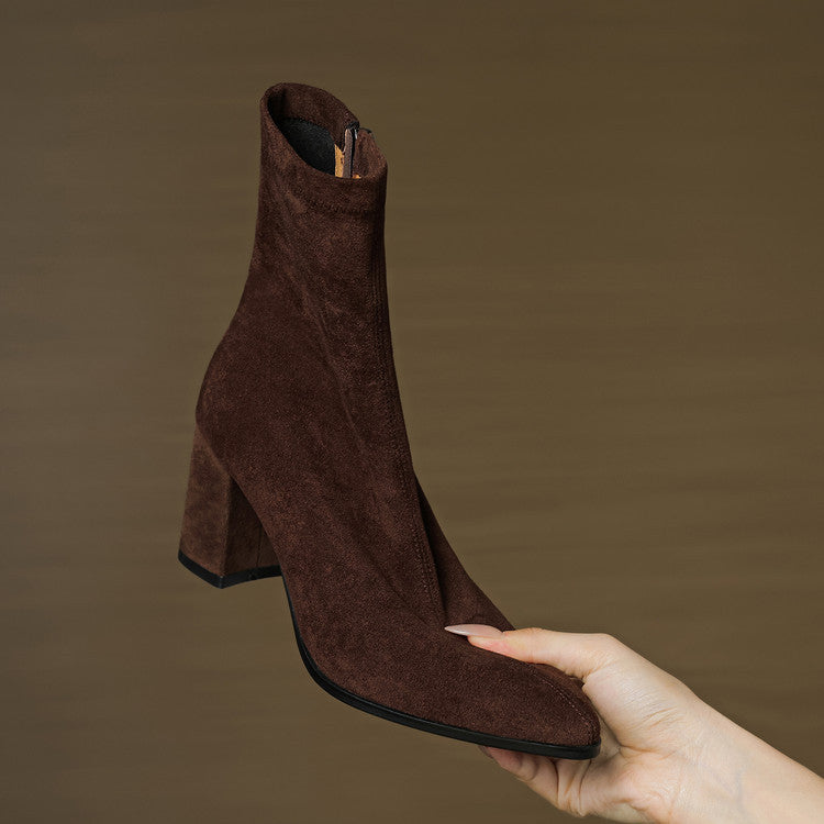 Alora | Genuine Suede Boots