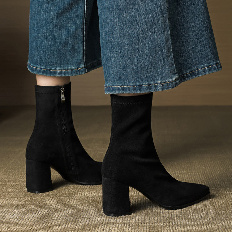 Alora | Genuine Suede Boots
