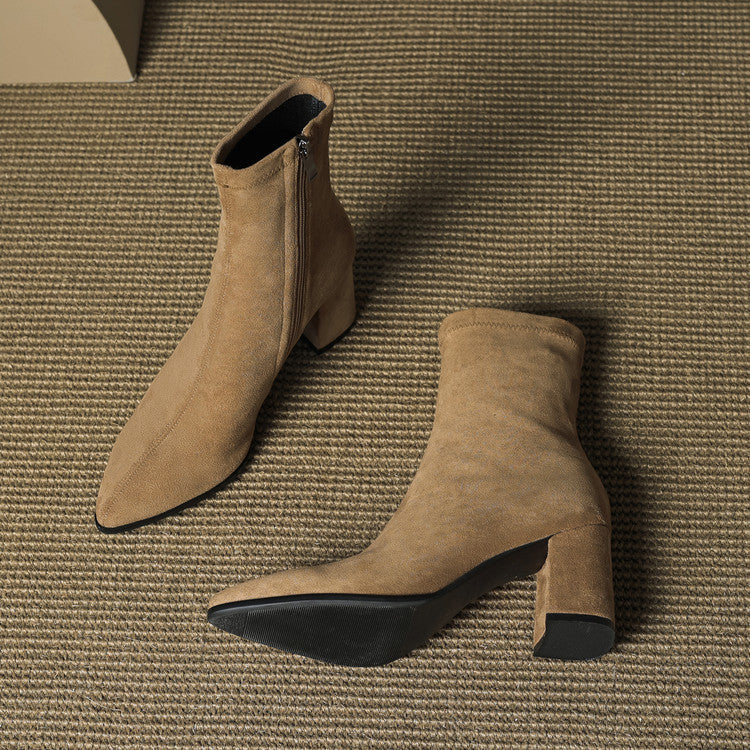 Alora | Genuine Suede Boots