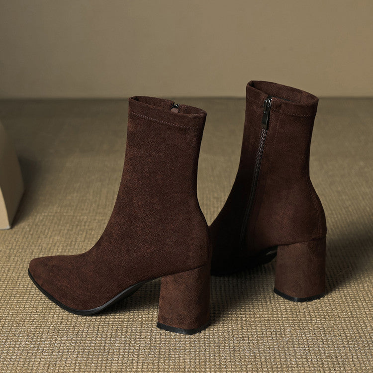 Alora | Genuine Suede Boots