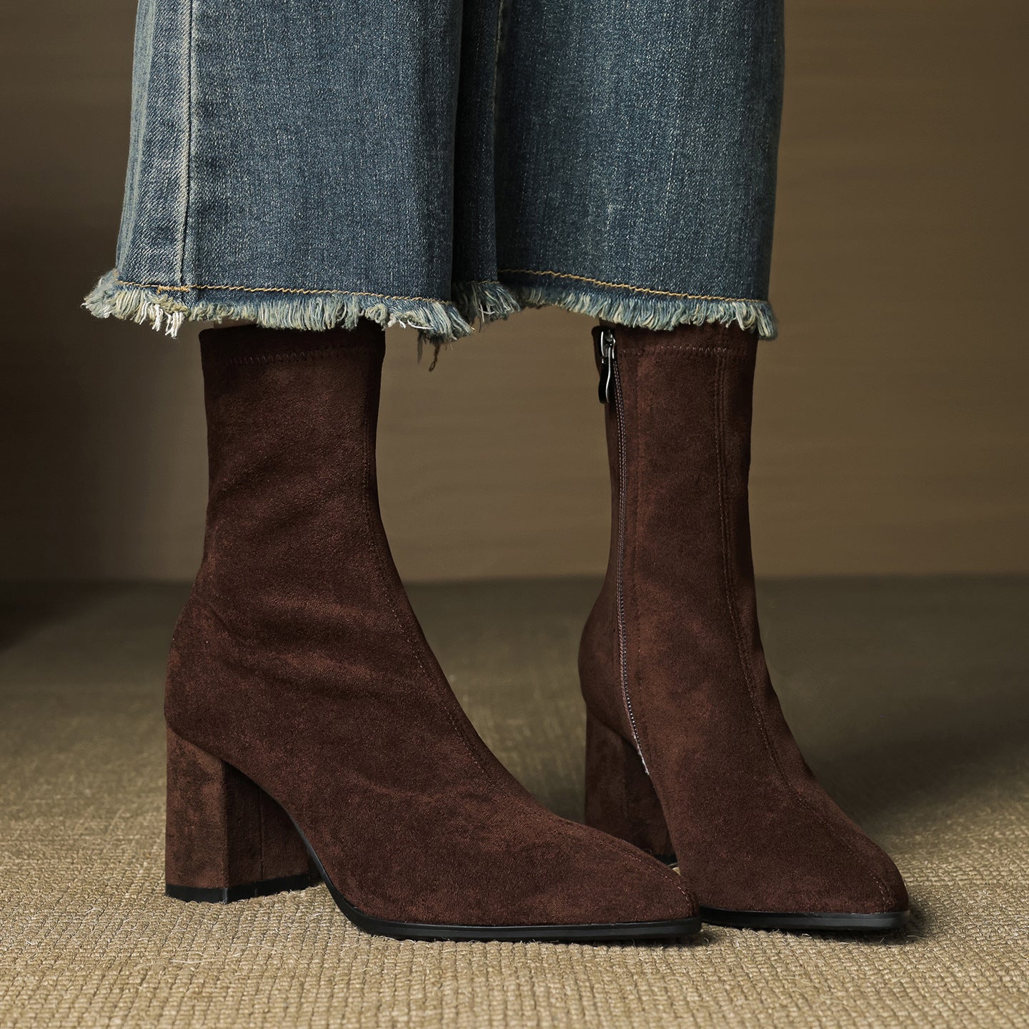 Alora | Genuine Suede Boots